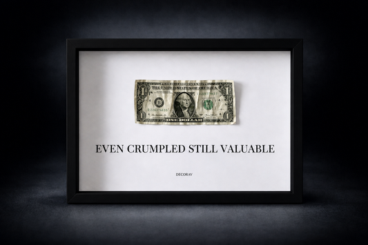 USD: EVEN CRUMBLED STILL VALUABLE - WHITE