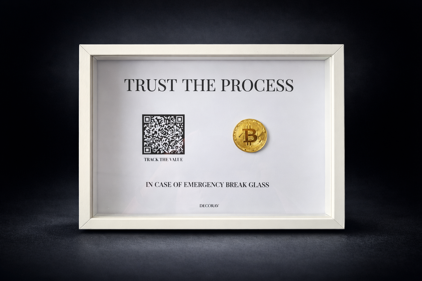 BTC: TRACK THE VALUE - WHITE
