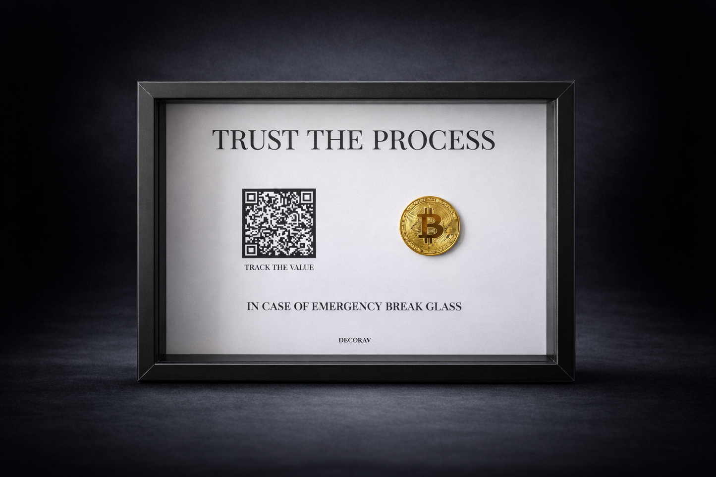 BTC: TRACK THE VALUE - WHITE