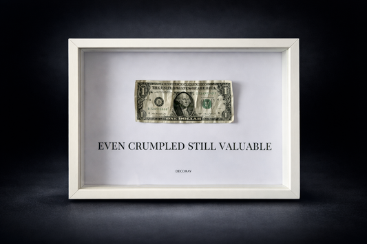 USD: EVEN CRUMBLED STILL VALUABLE - WHITE