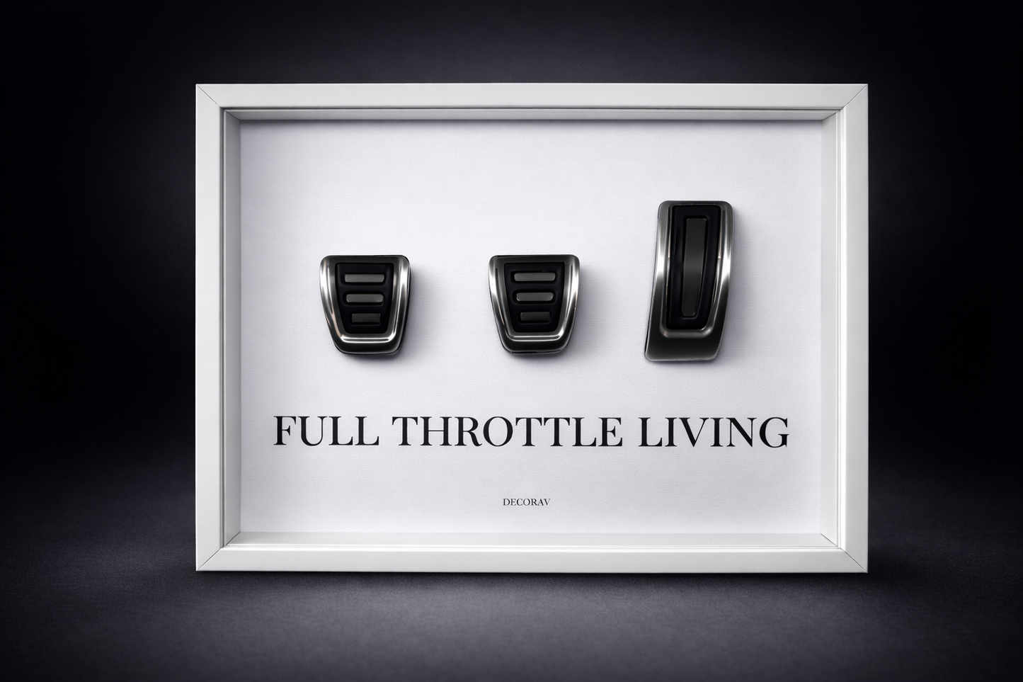 FULL THROTTLE LIVING - WHITE